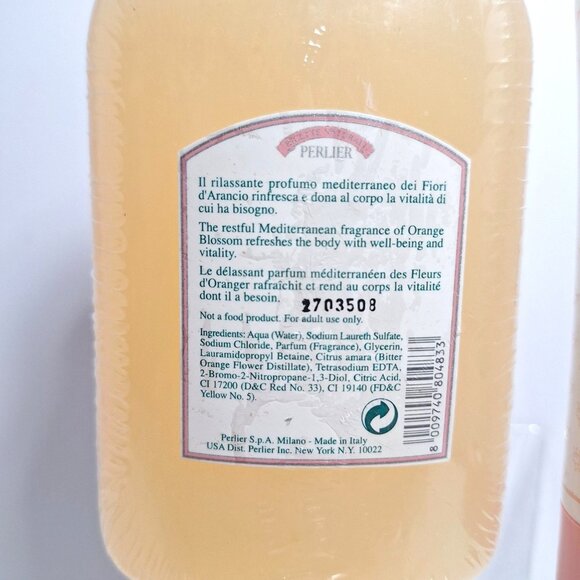 Perlier Orange Blossom Bath & Shower Gel 8.4 oz & Hand Cream 3.4 oz Sealed - Picture 5 of 10